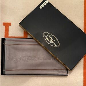 Cashmere Royal Essma Elegant Gray 90% Wool 10% Cashmere Fine Scarf